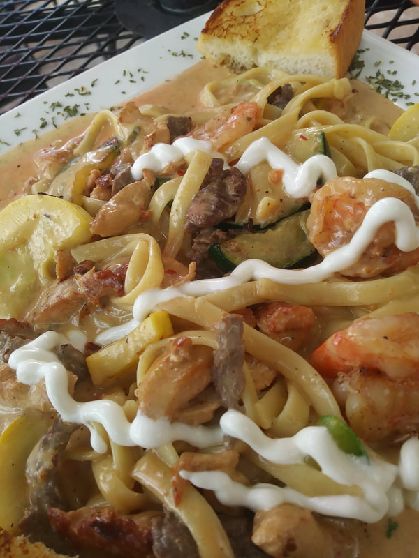 Spanish Pasta Dish Rollin Delivery and Errands delivered for a cater