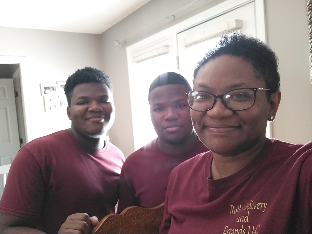 Owner Karen Hicks and her boys that work in the company.
