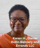 Karen Hicks owner Rollin Delivery and Errands
